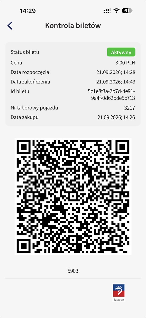 Pokaż bilet do kontroli
