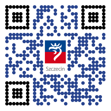 Kod QR do pobrania aplikacji MKM Szczecin 2.0