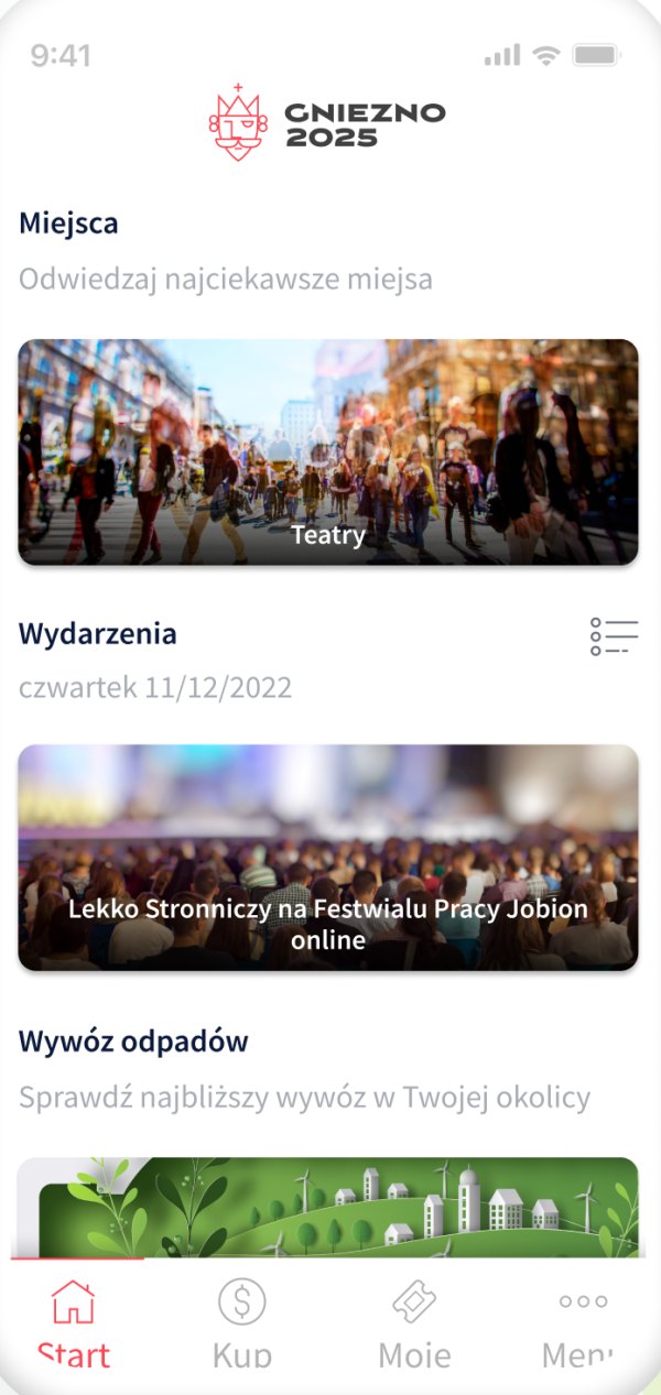 and MAM Gniezno — places, events, waste collection
